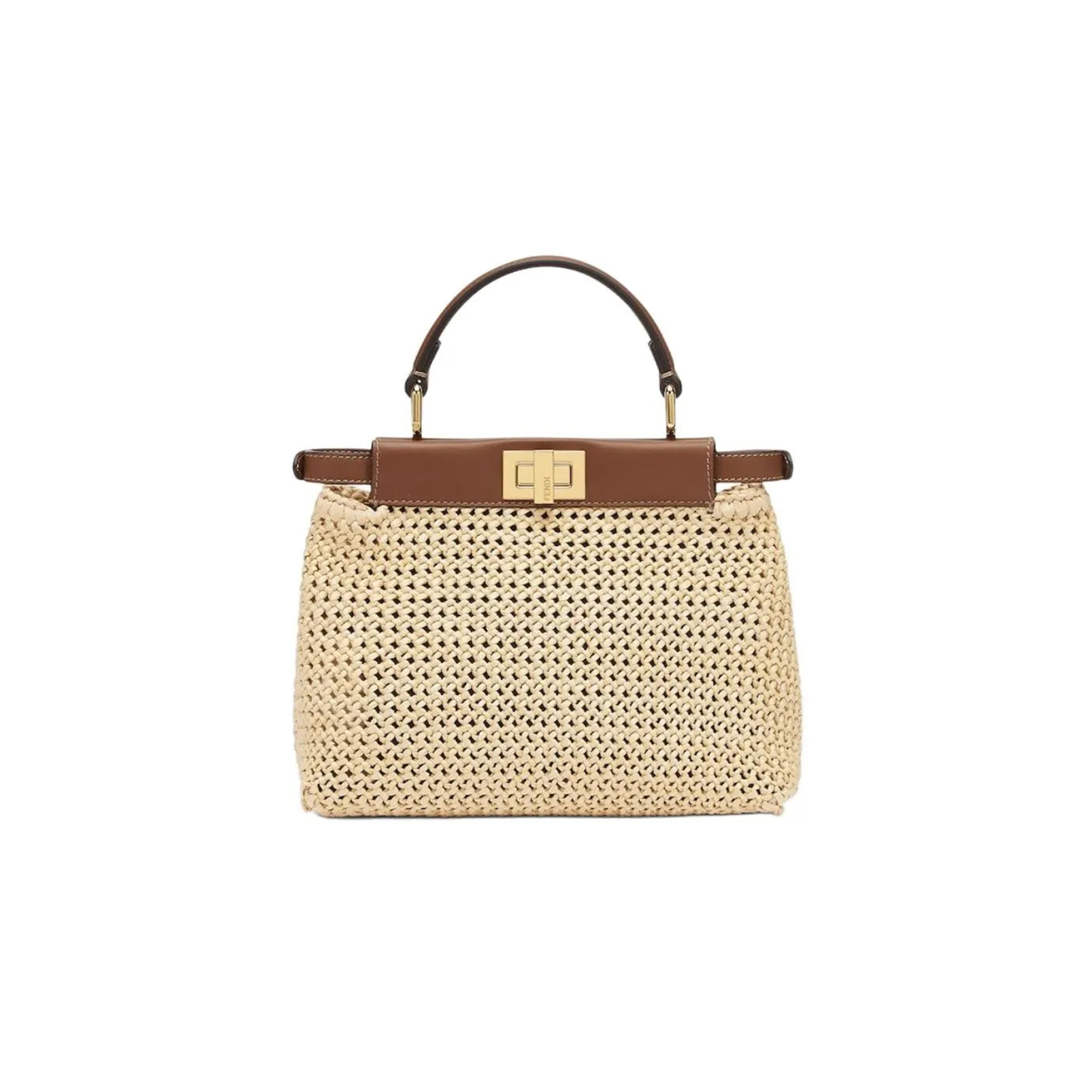 FENDI MINI PEEKABOO TOTE BAG 8BN244AOVPF1PII (23*18*11m)